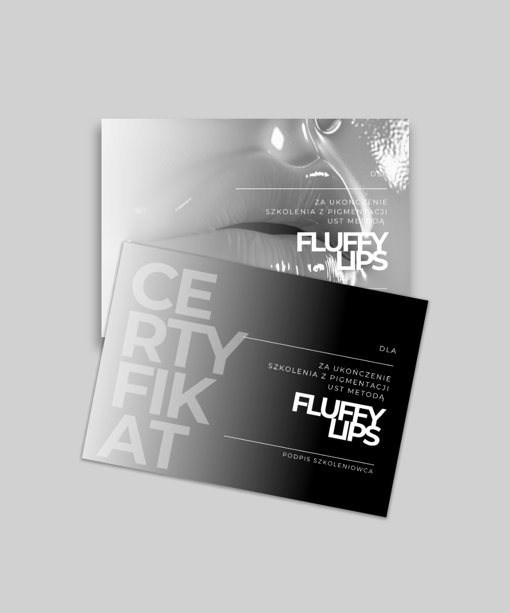 Certyfikaty Black Modern Lips